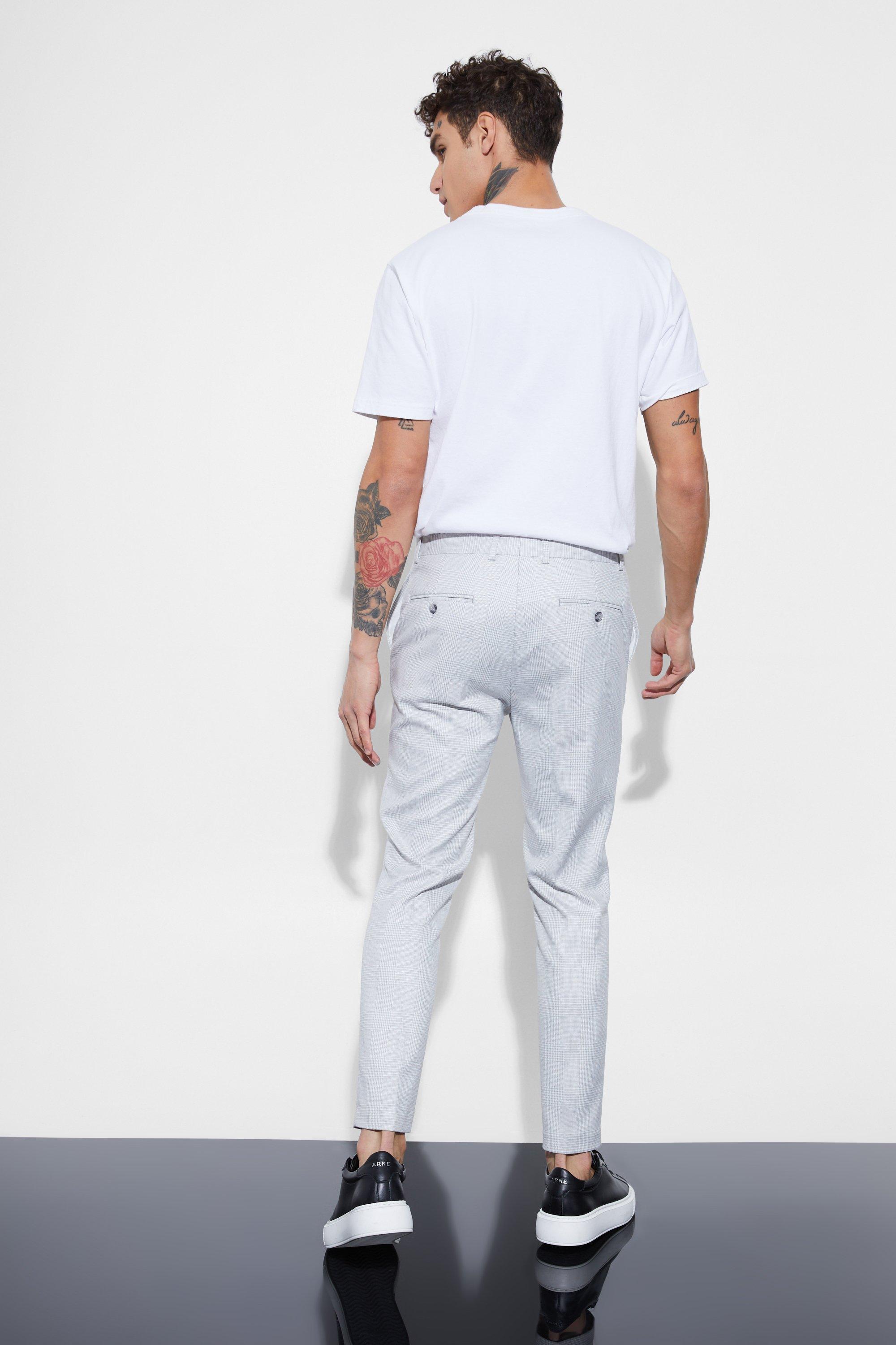 Super skinny 2024 grey chinos